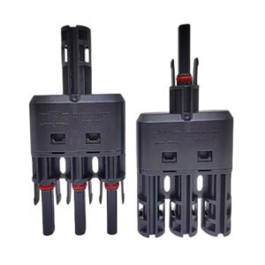 3 Way T-Branch MC4 Connector 1500V 50A for solar PV systems