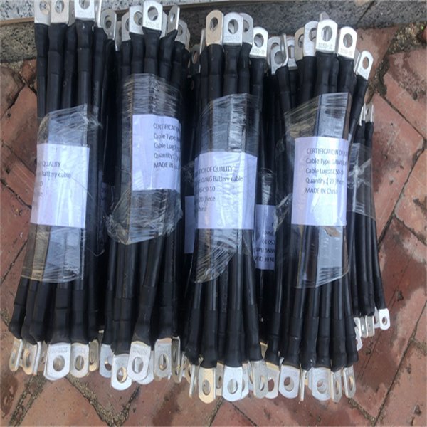 25mm² 35mm² Pure Copper Battery Cable with Copper Lugs