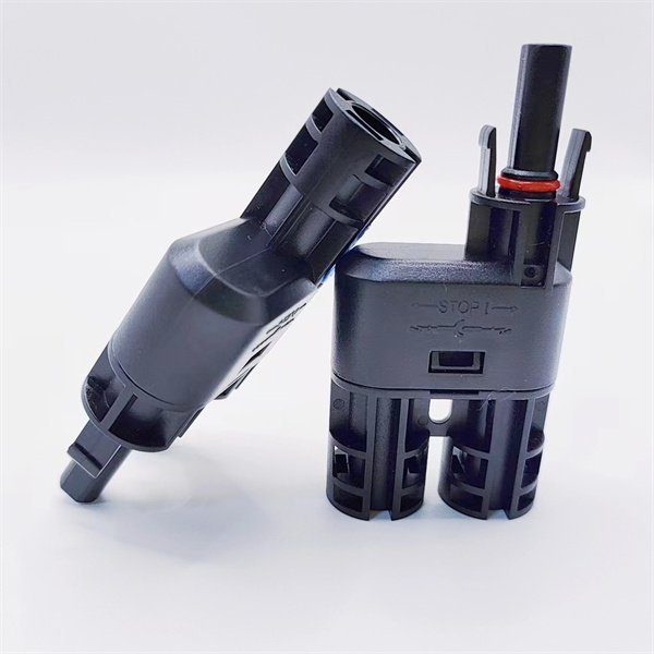2 Way T-Branch MC4 Connector 1500V 50A for solar PV systems
