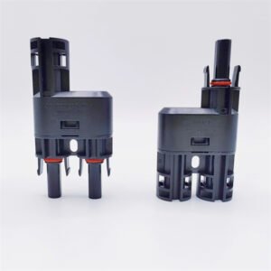 2 Way T-Branch MC4 Connector 1500V 50A for solar PV systems