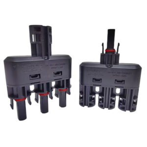 3 Way T-Branch MC4 Connector 1500V 50A for solar PV systems