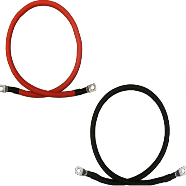 Pure Copper AWG Battery Cable with Lugs 4/0 to 8AWG
