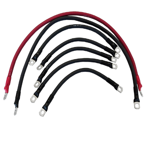 Pure Copper AWG Battery Cable with Lugs 4/0 to 8AWG