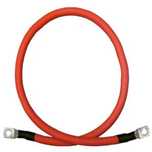 Pure Copper AWG Battery Cable with Lugs 4/0 to 8AWG