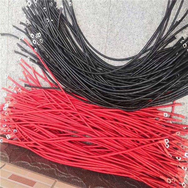 10mm² 16mm² Pure Copper Battery Connection Cable with Lugs